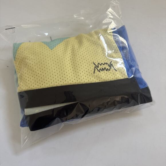 PUMA Men's Scholarship Basketball Shorts Bluemazing Large Mesh COLORBLOCK Y2K - Picture 11 of 11